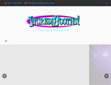 Tablet Screenshot of incredibooths.com